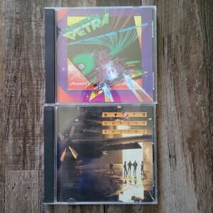 Petra 2 CD Lot, Not of this World (Star Song, Rare) and Beyond Beliefs - VG+